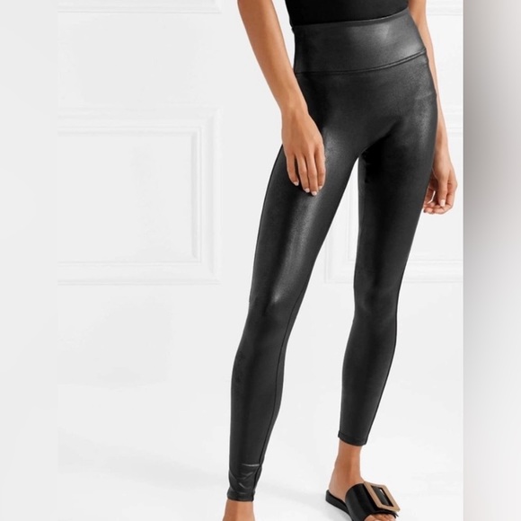 Spanx Faux Leather Leggings - Picture 1 of 3
